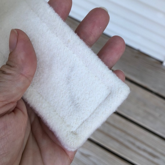 Ann Klein Cream/white jacket with gloves - Picture 7 of 8